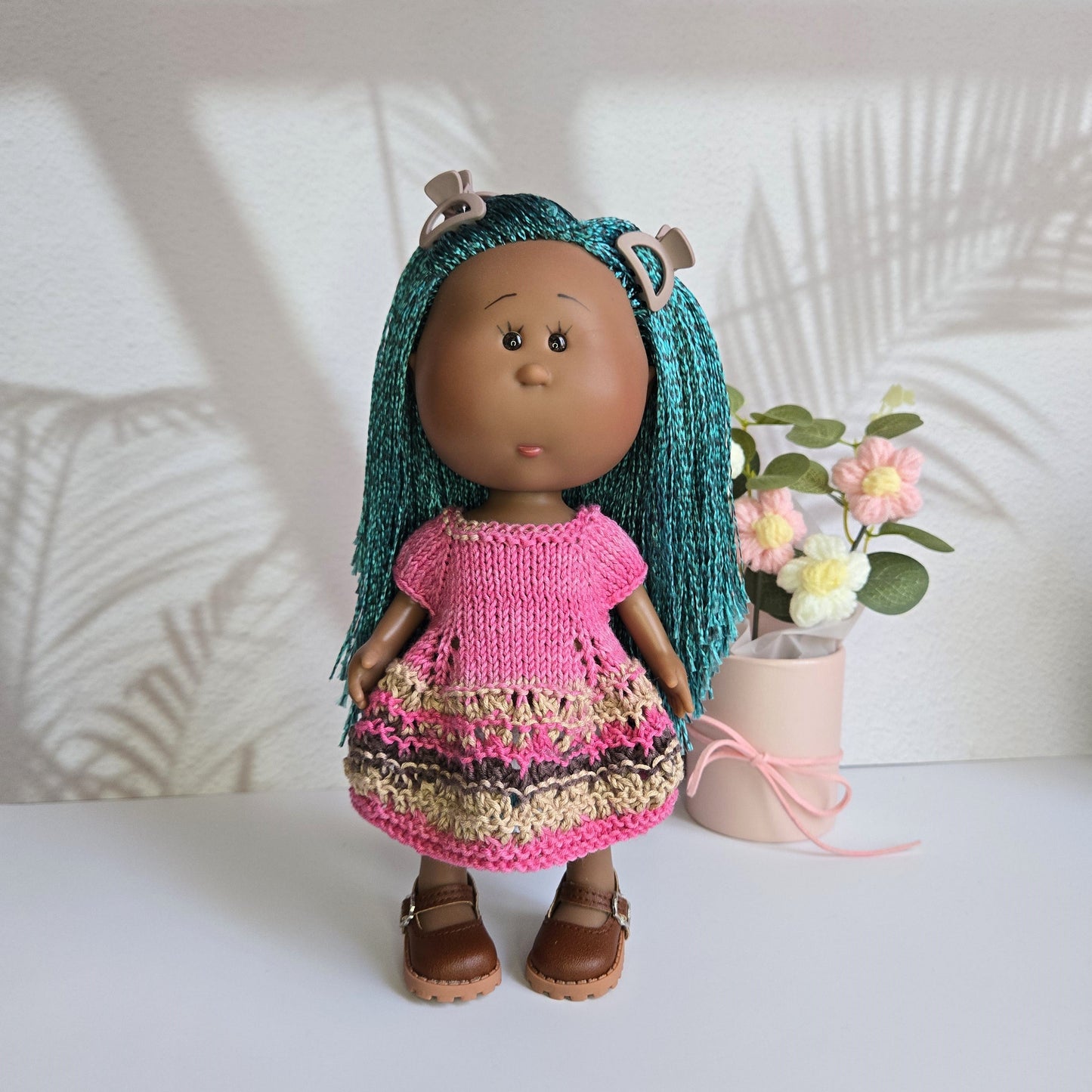 Modèle tricot poupée Little mia, Robe Lulu vêtements mia lu.dingir