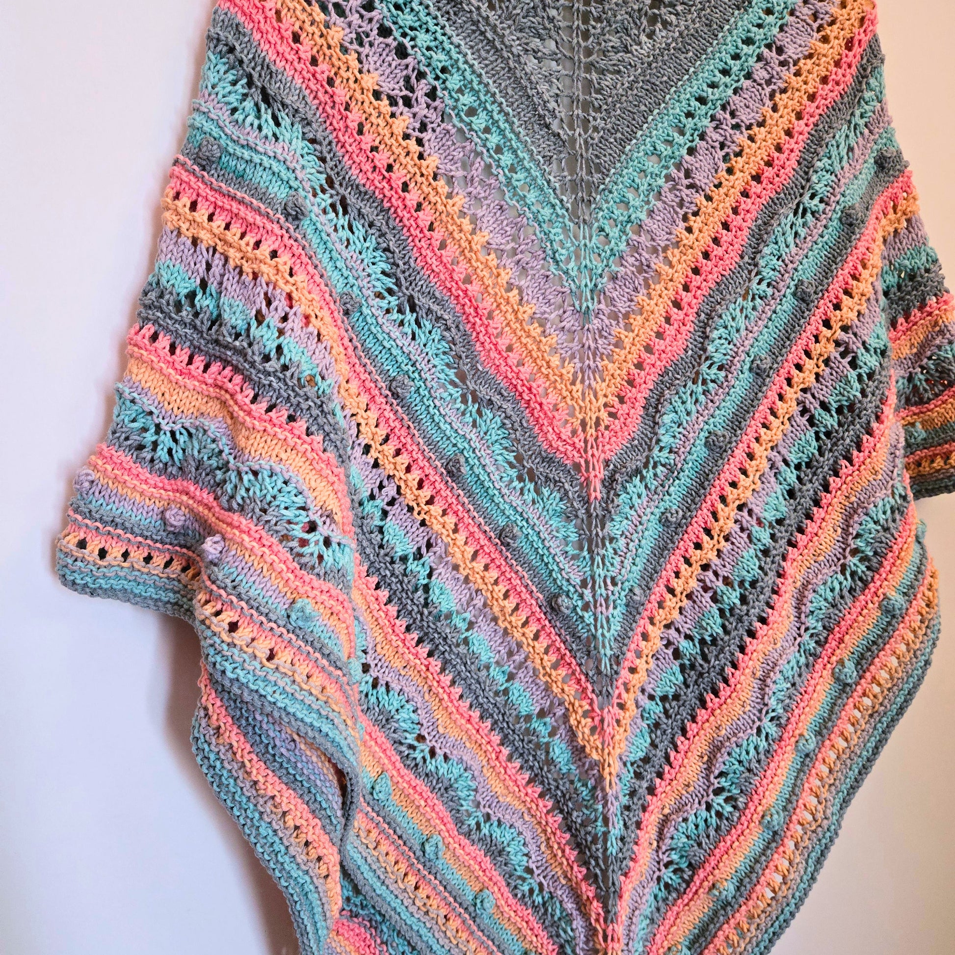 Patron Châle au Tricot PDF Massilia – Modèle de Châle au tricot lu.dingir