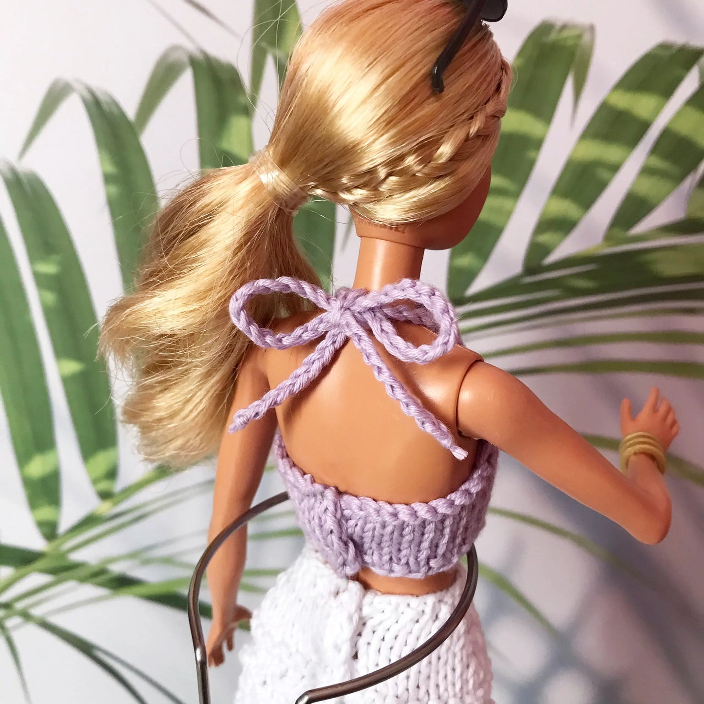 Patron de tricot GRATUIT pour poupées mannequins, Top et jupe pour Barbie lu.dingir