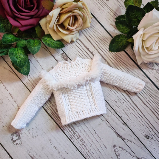 Patron de tricot pour poupées mannequins, Pull Mya pour Barbie lu.dingir