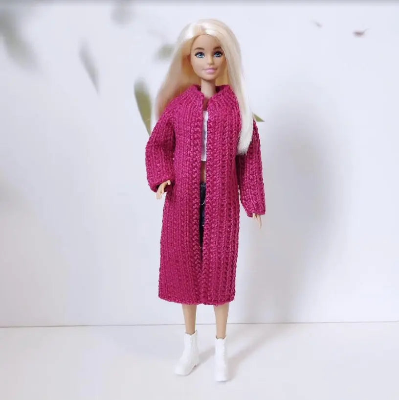 Patron de tricot pour poupées mannequins, Vêtements pour Barbie lu.dingir