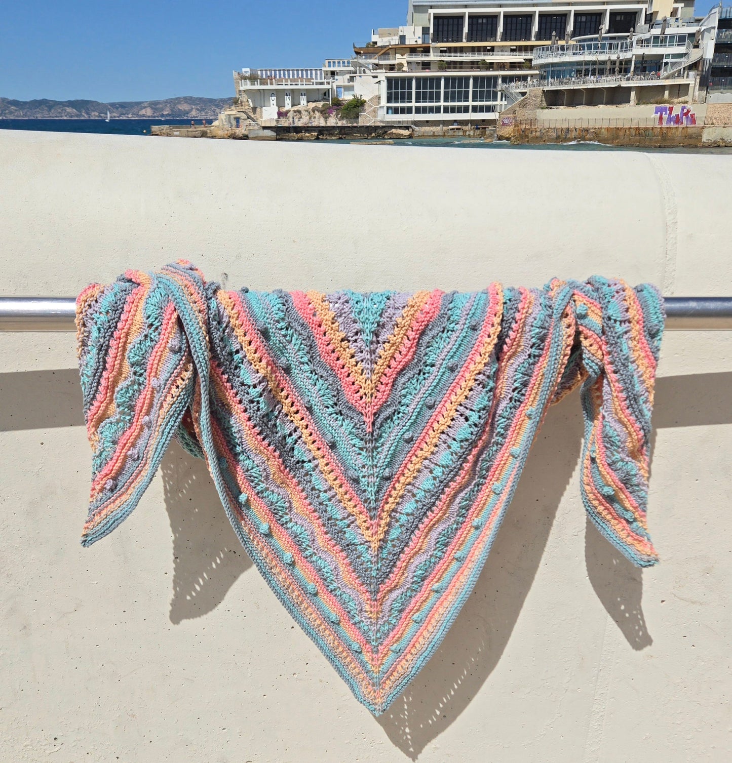 Patron Châle au Tricot PDF Massilia – Modèle de Châle au tricot lu.dingir